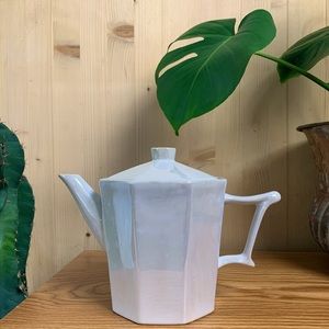 CB2 Pearlized Tea Pot